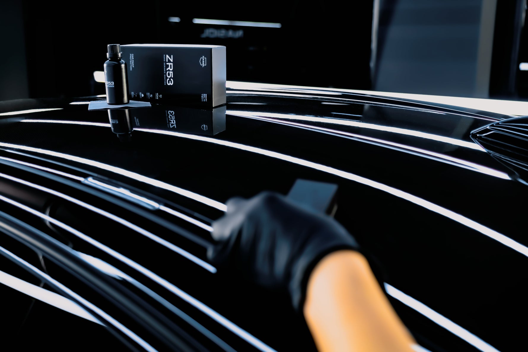 Diferença entre cera e coating cerâmico aplicado em pintura automóvel