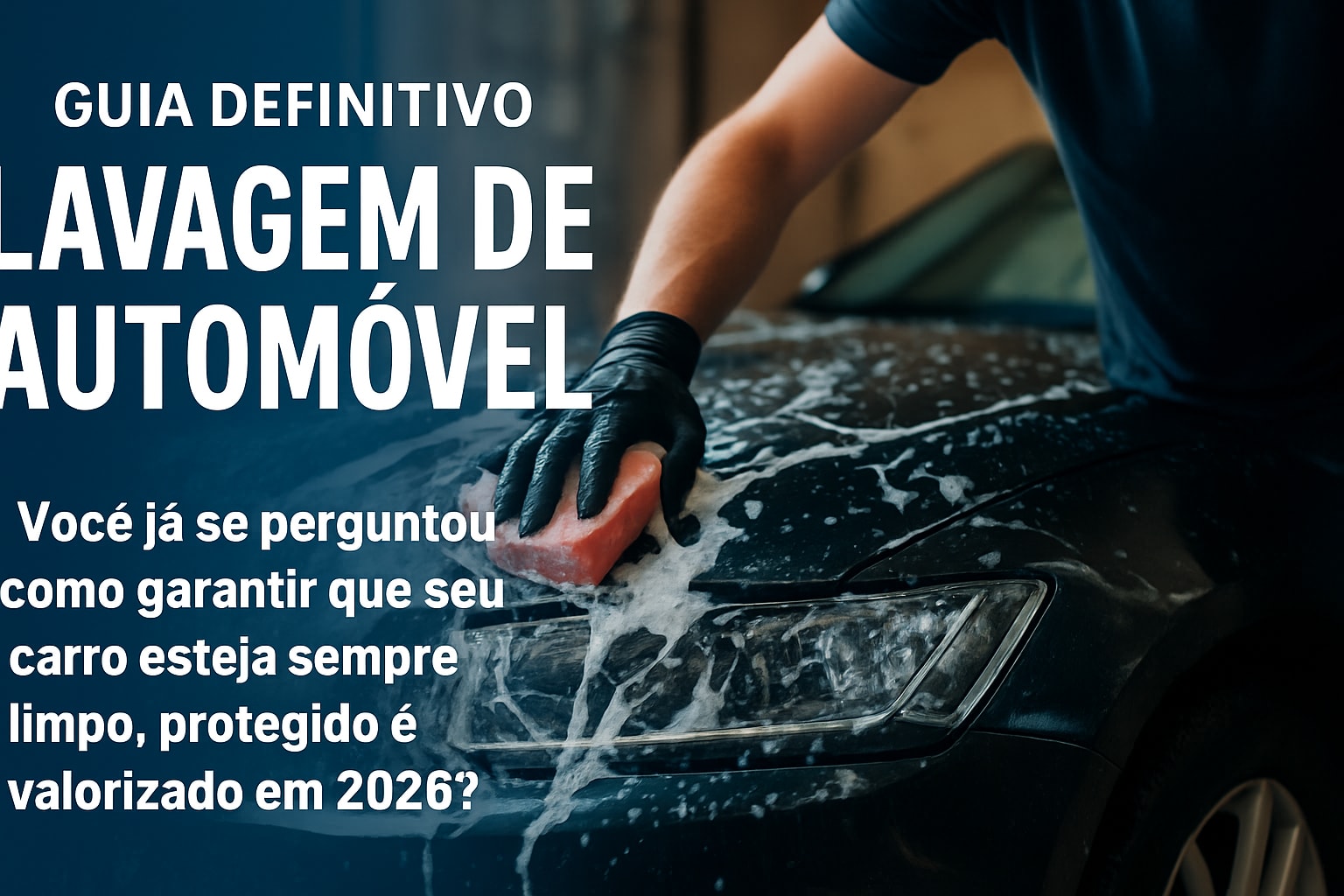 Guia Definitivo de Lavagem de Automovel em 2026