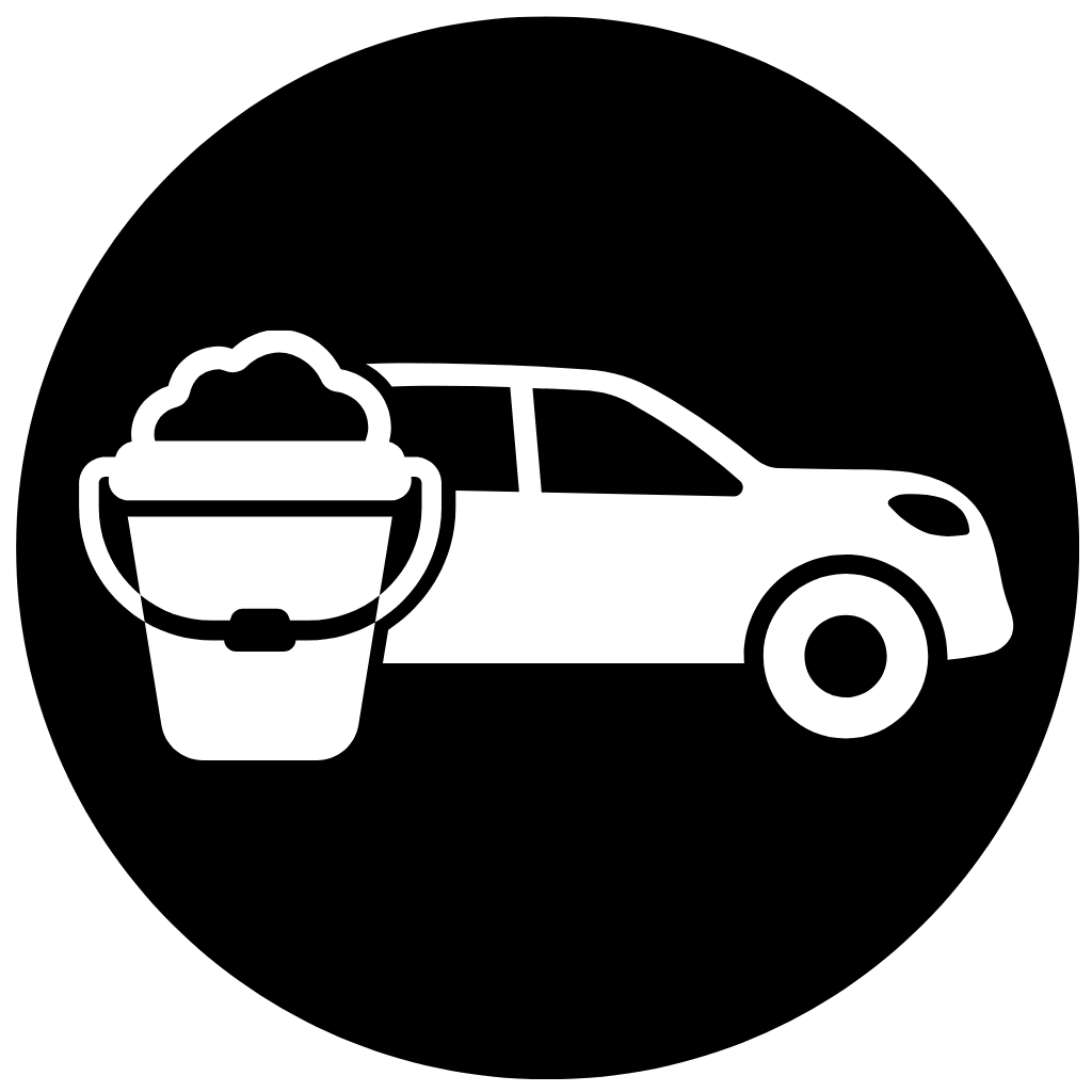 Ícone de lavagem de carro com espuma - produtos 3D Car Care