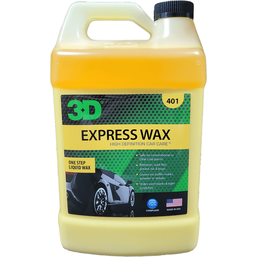 3D 401 Express Wax 1 gallon 3.78L cera liquida para brilho e protecao da pintura automovel Portugal e Espanha DetailDawg