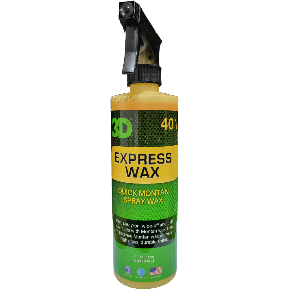 3D 401 Express Wax 473ml cera rapida em spray para brilho e protecao da pintura automovel Portugal e Espanha DetailDawg