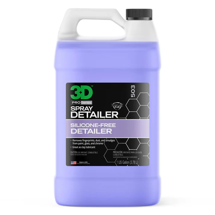3D 503 Spray Detailer 1 gallon 3.78L quick detailer para limpeza rapida e brilho em pintura automovel Portugal e Espanha DetailDawg