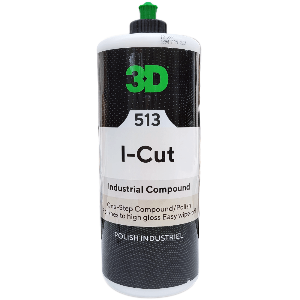 3D 513 I-Cut compound polimento de corte para correcao de defeitos e riscos em pintura automovel Portugal e Espanha DetailDawg