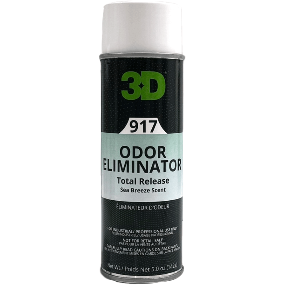 3d 917 eliminador de odores aerossol para interior de carro elimina cheiros de tabaco humidade e maus odores em sistema total release Portugal e Espanha DetailDawg