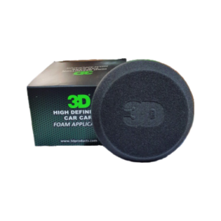 3D black applicator pad aplicador de espuma automovel para dressing pneus e plasticos Portugal e Espanha DetailDawg