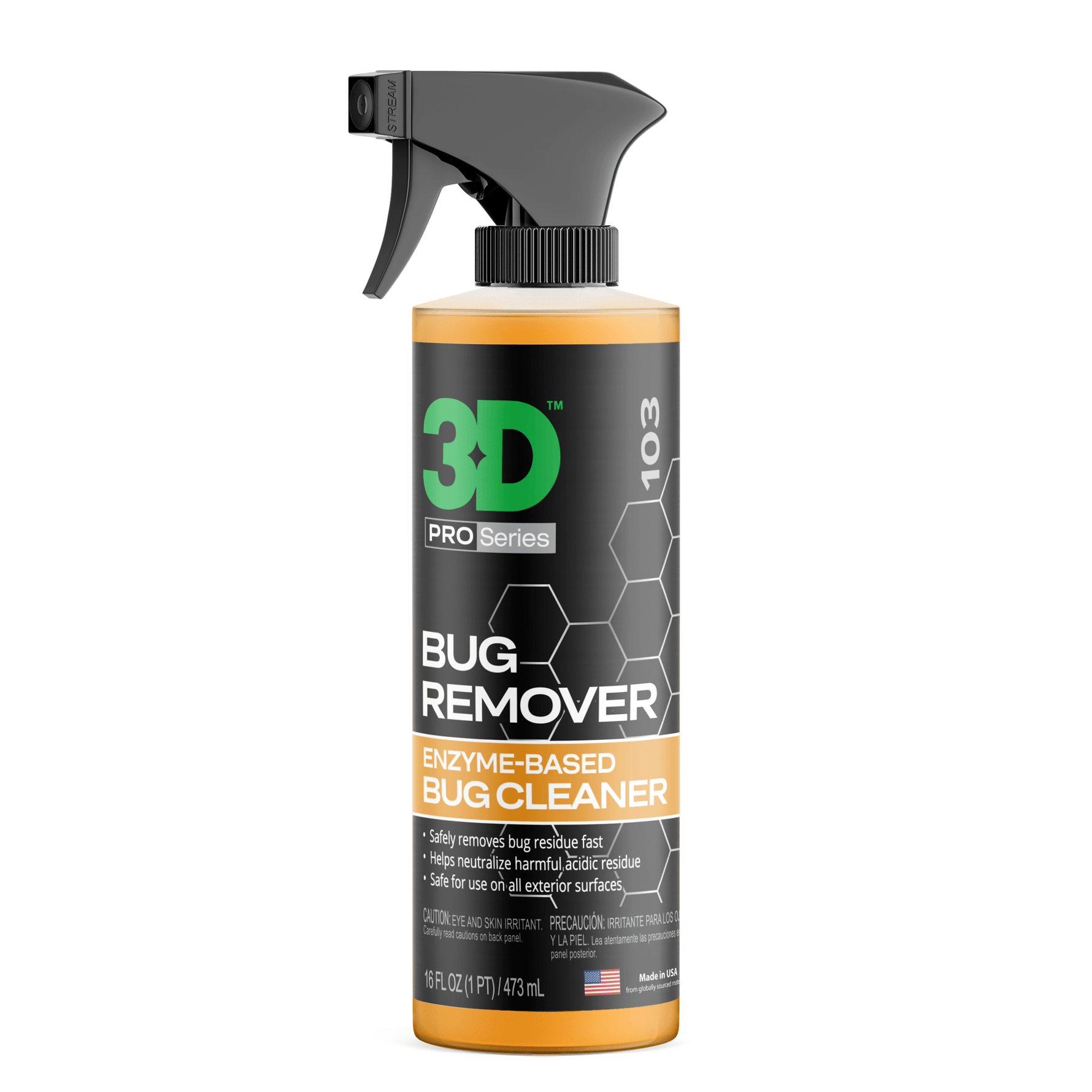 3D Bug Remover 473ml removedor de insetos automovel para frente vidros e pintura Portugal e Espanha DetailDawg
