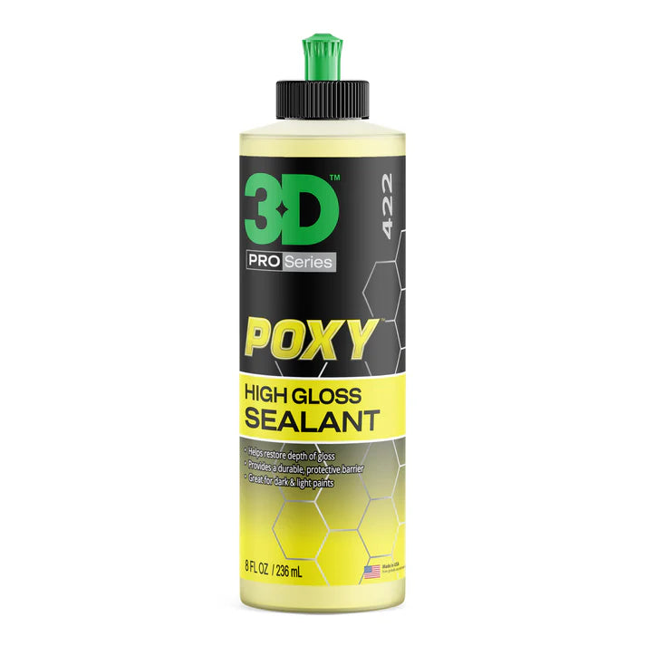 3D Poxy High Gloss Sealant 236ml selante para protecao e brilho intenso na pintura automovel Portugal e Espanha DetailDawg