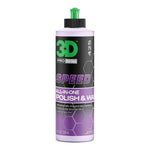 3D Speed All in One Polish and Wax 236ml polimento e protecao com cera para melhorar brilho da pintura automovel Portugal e Espanha DetailDawg