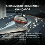 Abrasivos decrescentes avançados do Nasiol Heavy Cut Compound Red durante o polimento