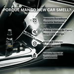 Benefícios do ambientador Nasiol New Car Smell Mango — frescura duradoura, mascara odores