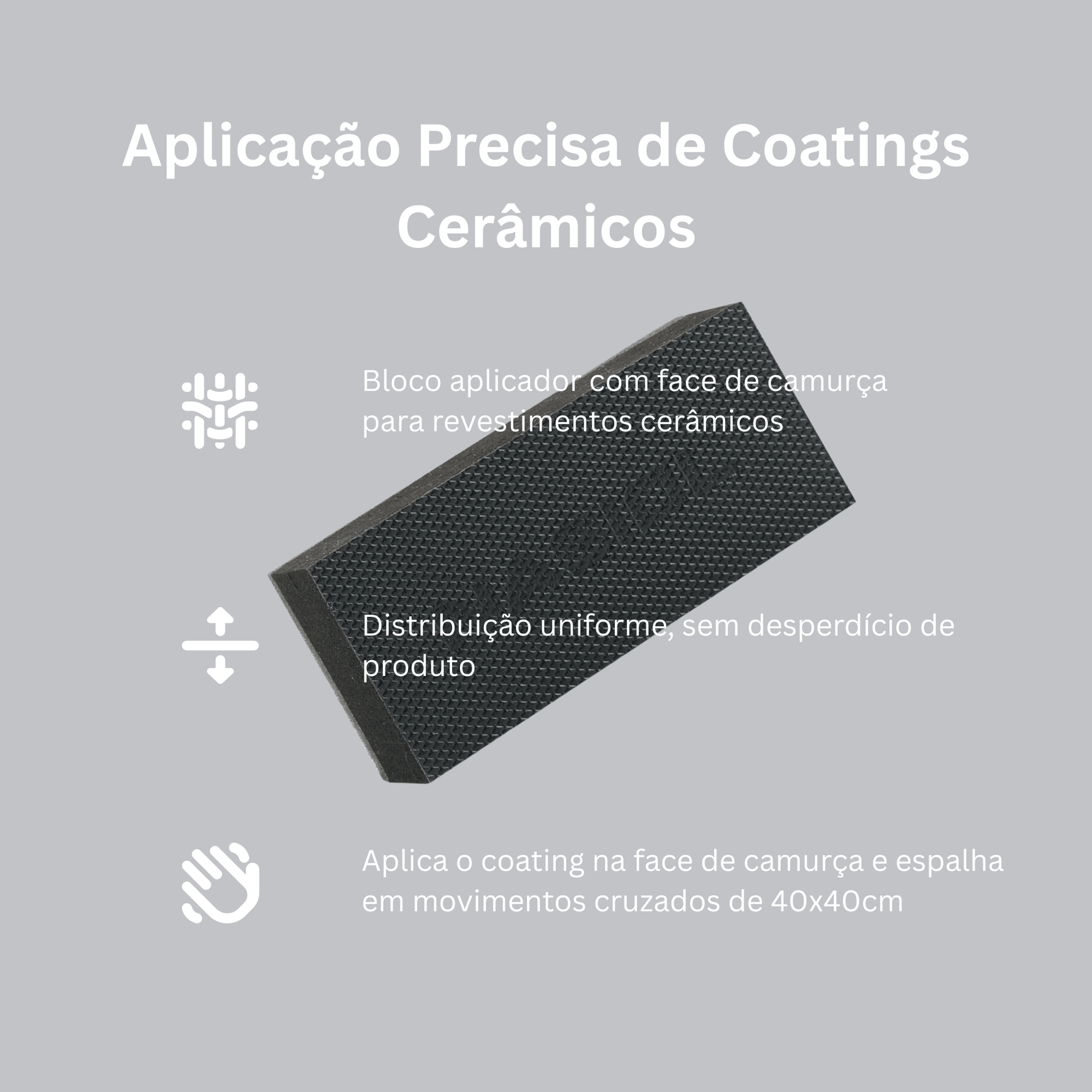 Como aplicar revestimento cerâmico com bloco aplicador Nasiol — distribuição uniforme sem desperdício