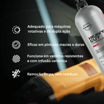 Composto de polimento Nasiol eficaz em pinturas macias e duras, vernizes com infusão cerâmica