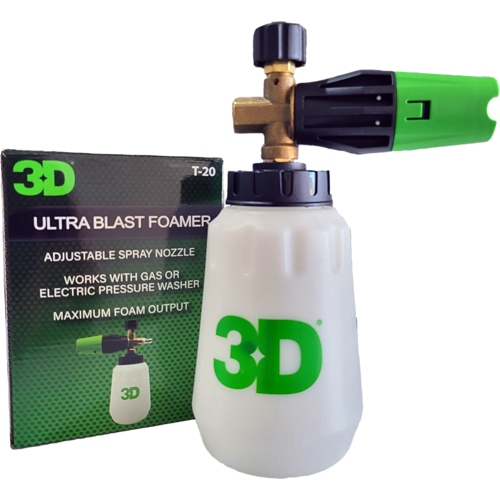 3D Ultra Blast Foamer with adjustable spray nozzle