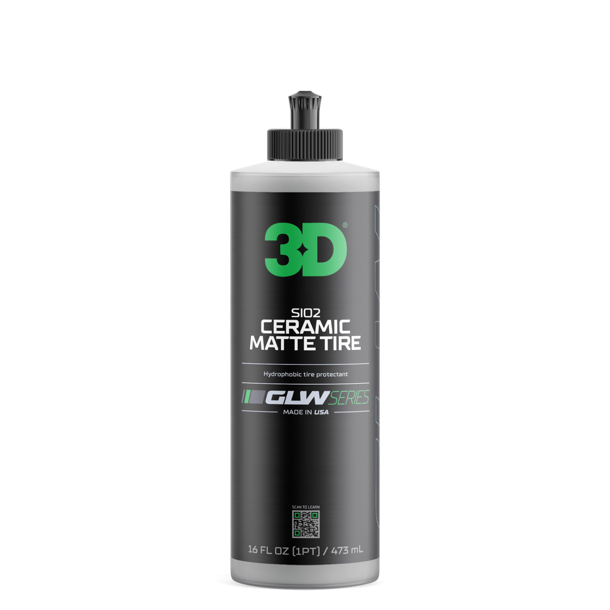 3D Ceramic Matte Tire dressing cerâmico pneus acabamento mate 473ml, Portugal e Espanha
