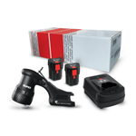 Kit RUPES iBrid HLR75 Mini com carregador e 2 baterias recarregáveis 18V