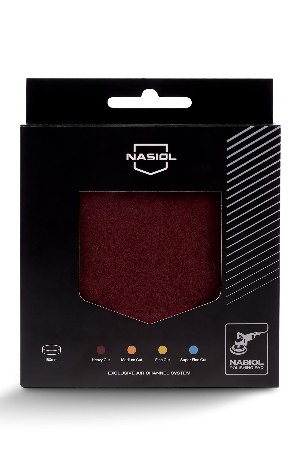 Disco de Polimento Nasiol Corte Pesado – Boina de Espuma Profissional 150 mm