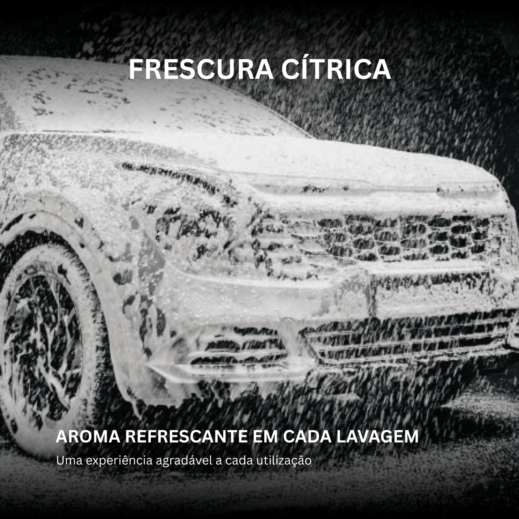 Nasiol Cleanion Pro com aroma cítrico refrescante durante a lavagem do carro