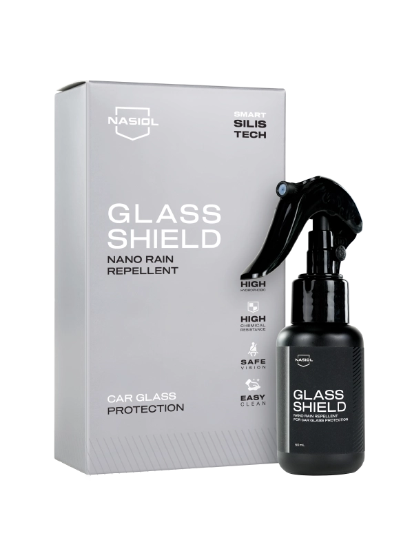 Nasiol Glass Shield produto de protecao para vidros automovel com efeito repelente de chuva e hidrofobico para para-brisas melhorando a visibilidade Portugal e Espanha DetailDawg