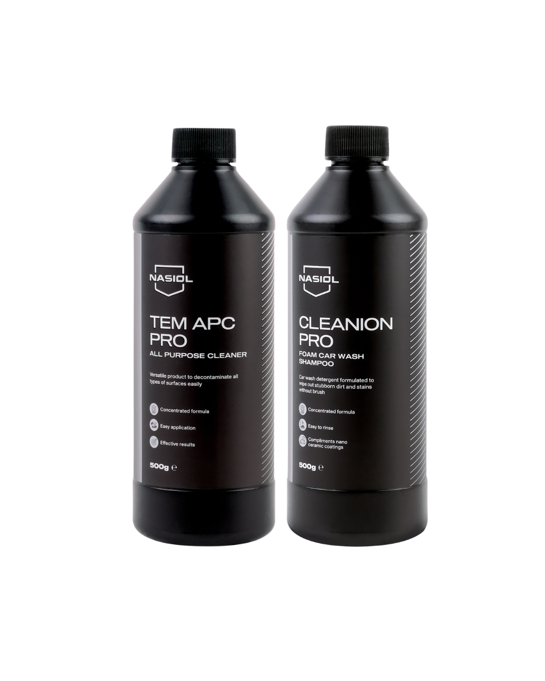 Nasiol kit lavagem automovel com Cleanion Pro shampoo e TEM APC Pro para limpeza exterior e interior Portugal e Espanha DetailDawg
