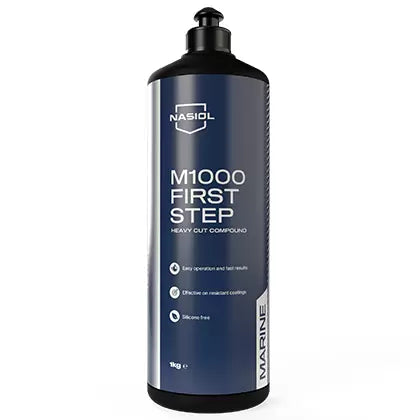 Nasiol M1000 First Step compound polimento de corte pesado para correcao de pintura automovel e remocao de riscos Portugal e Espanha DetailDawg