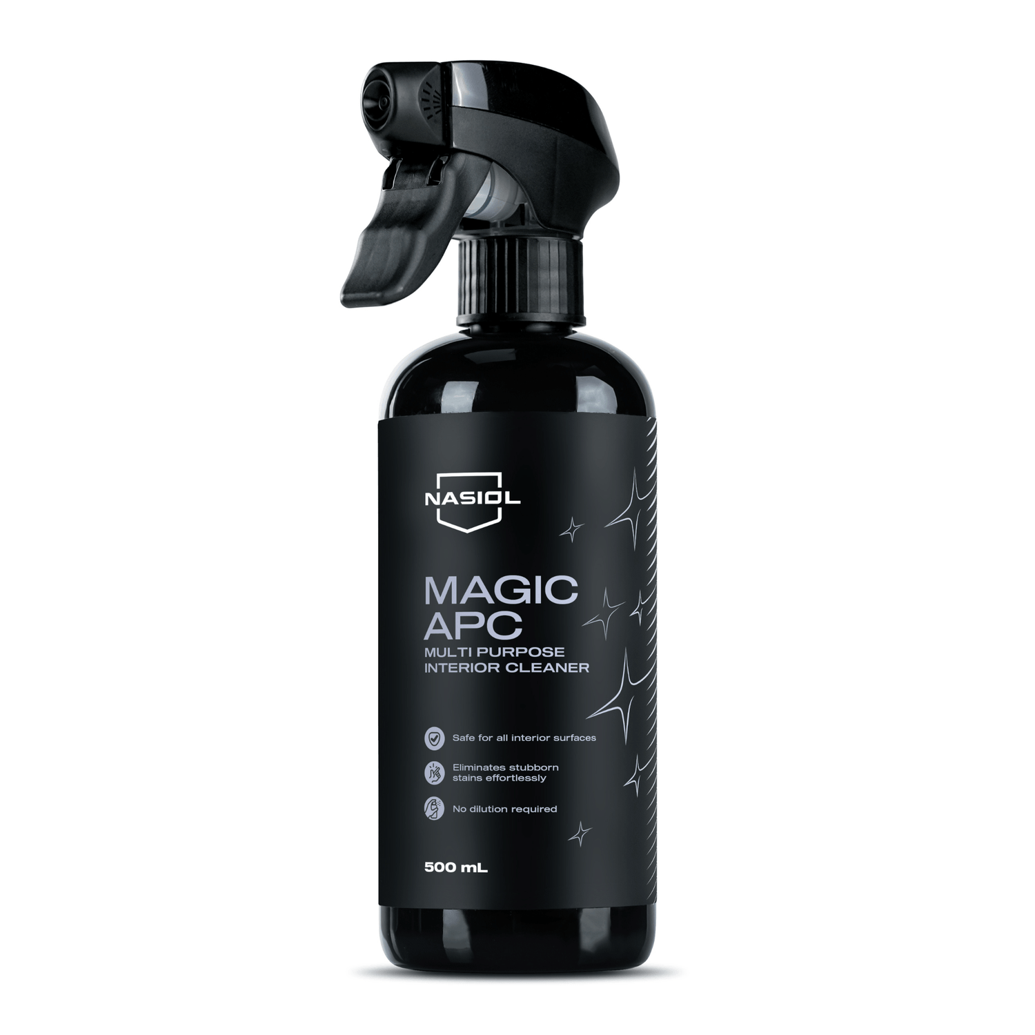 Nasiol Magic APC 500ml — limpador multiusos para interiores de carro, casa e escritório
