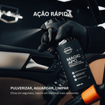 Aplicação de Nasiol Magic APC por pulverização no tablier e painel de porta