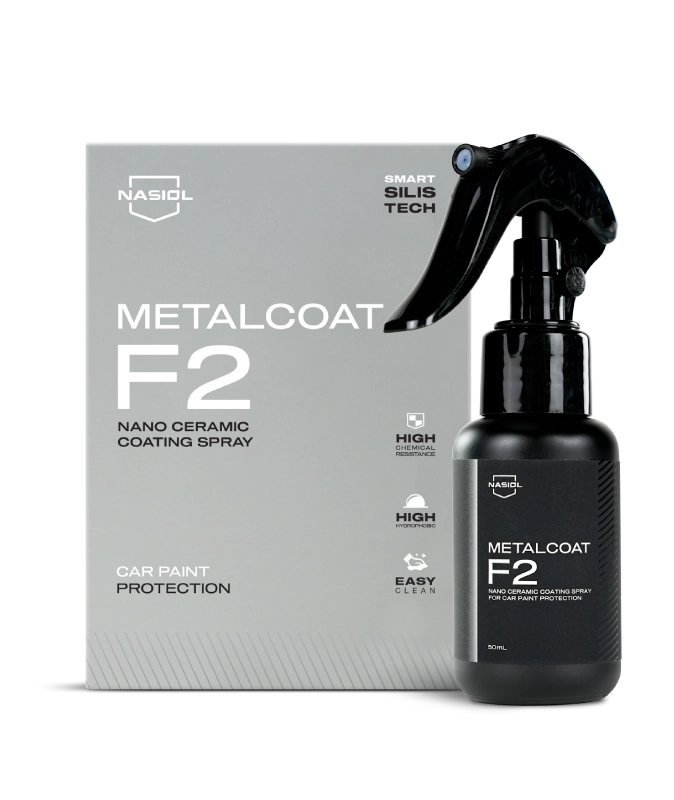 Nasiol MetalCoat F2 coating ceramico spray para protecao da pintura automovel com efeito hidrofobico e brilho duradouro Portugal e Espanha DetailDawg