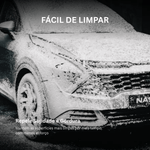 Automóvel coberto de espuma de lavagem com Nasiol MetalCoat F2, fácil de limpar e repele sujidade e gordura
