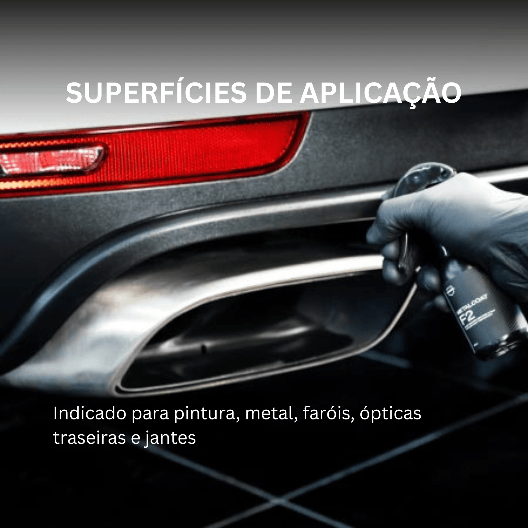 Aplicação de Nasiol MetalCoat F2 em puxador metálico de porta de automóvel, indicado para pintura, metal, faróis, ópticas e jantes