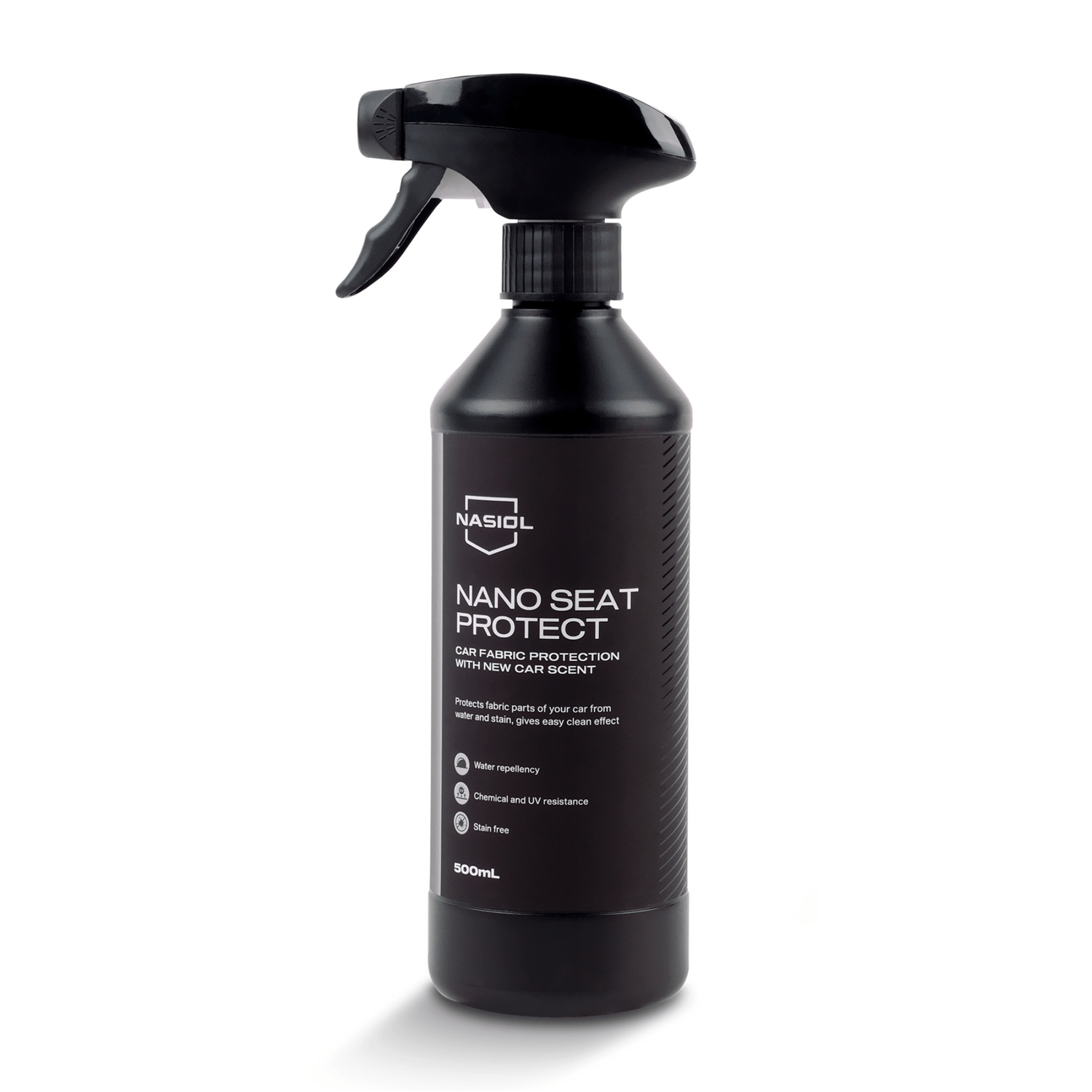 Nasiol Nano Seat Protect 500ml — proteção nano para tecidos e estofos do carro