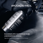 Aplicação por pulverização de Nasiol Nano Seat Protect em superfície de tecido