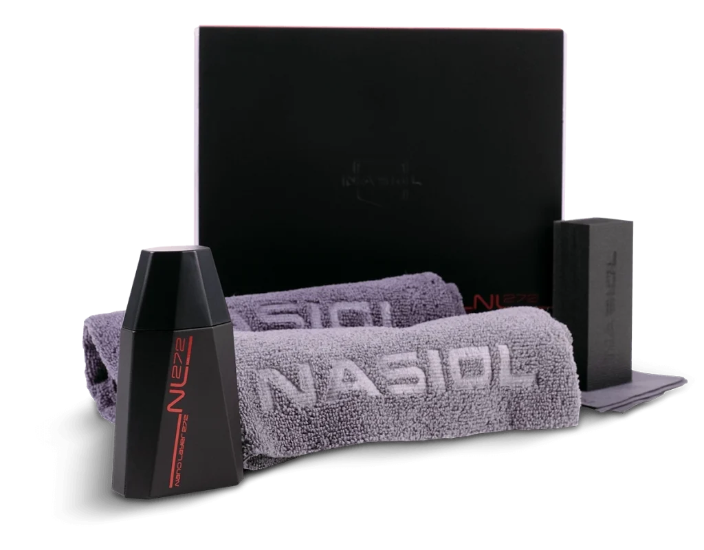 Nasiol NL272 kit coating ceramico para protecao de pintura automovel com aplicador e microfibras para aplicacao profissional Portugal e Espanha DetailDawg