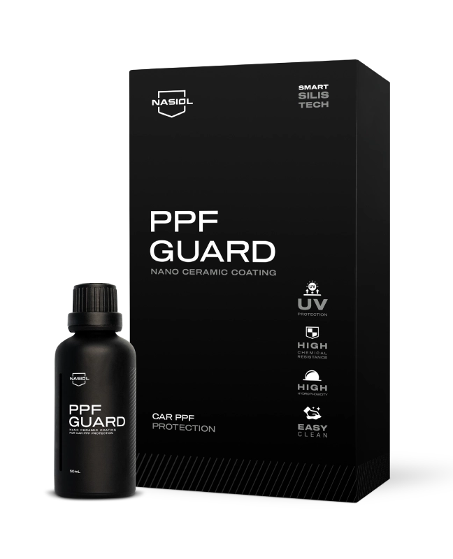 Nasiol PPF Guard coating ceramico para protecao de pelicula PPF automovel com efeito hidrofobico e resistencia UV Portugal e Espanha DetailDawg