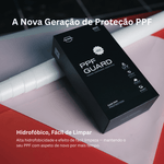 Caixa Nasiol PPFGuard Nova Fórmula sobre rolo de película PPF, proteção hidrofóbica de nova geração e fácil de limpar