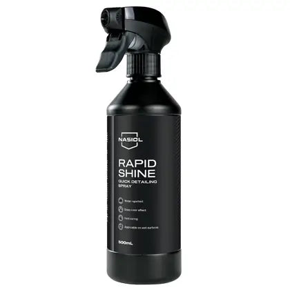 Nasiol RapidShine quick detailer para brilho rapido e protecao hidrofobica em pintura automovel ideal para manutencao entre lavagens Portugal e Espanha DetailDawg