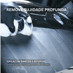 Espuma de Nasiol TEM APC Pro a remover sujidade profunda de banco em estofo