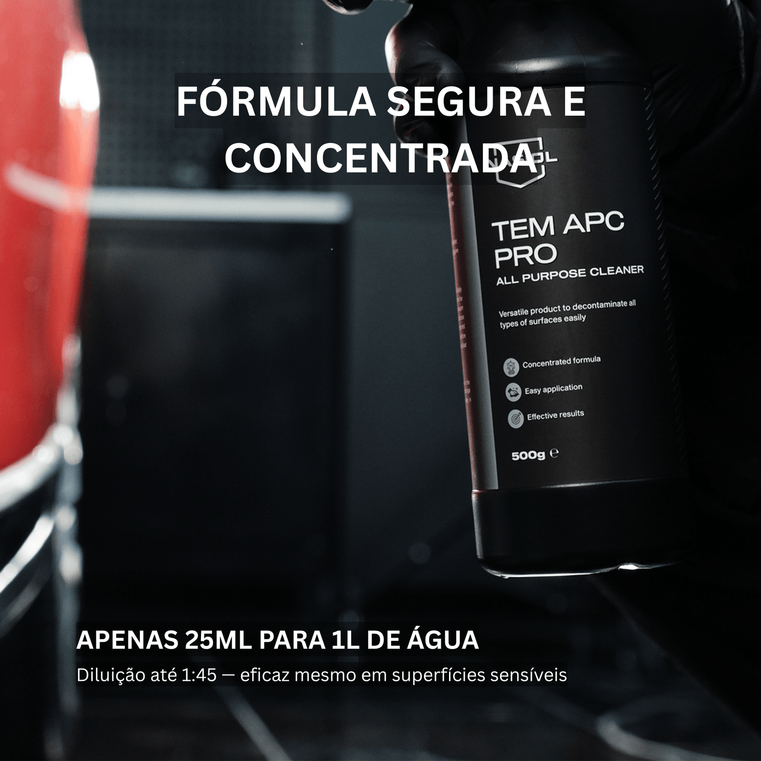 Nasiol TEM APC Pro fórmula concentrada — apenas 25ml por litro de água