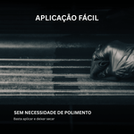 Aplicação fácil de Nasiol TrimCoat sem necessidade de polimento