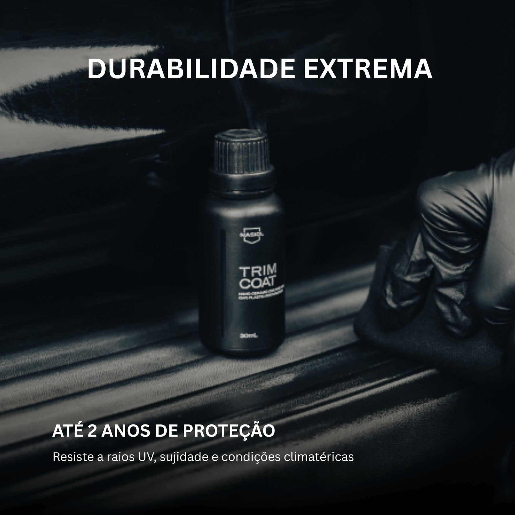 Nasiol TrimCoat oferece até 2 anos de proteção duradoura contra UV e sujidade