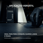 Nasiol TrimCoat aplicado em para-choques, guarda-lamas e frisos exteriores do carro