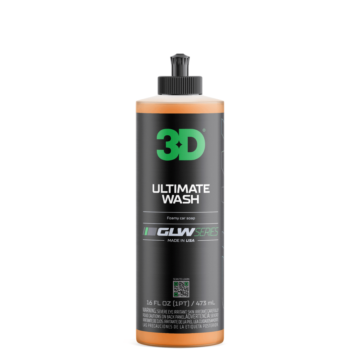 3D Ultimate Wash champô automóvel pH neutro 473ml, Portugal e Espanha